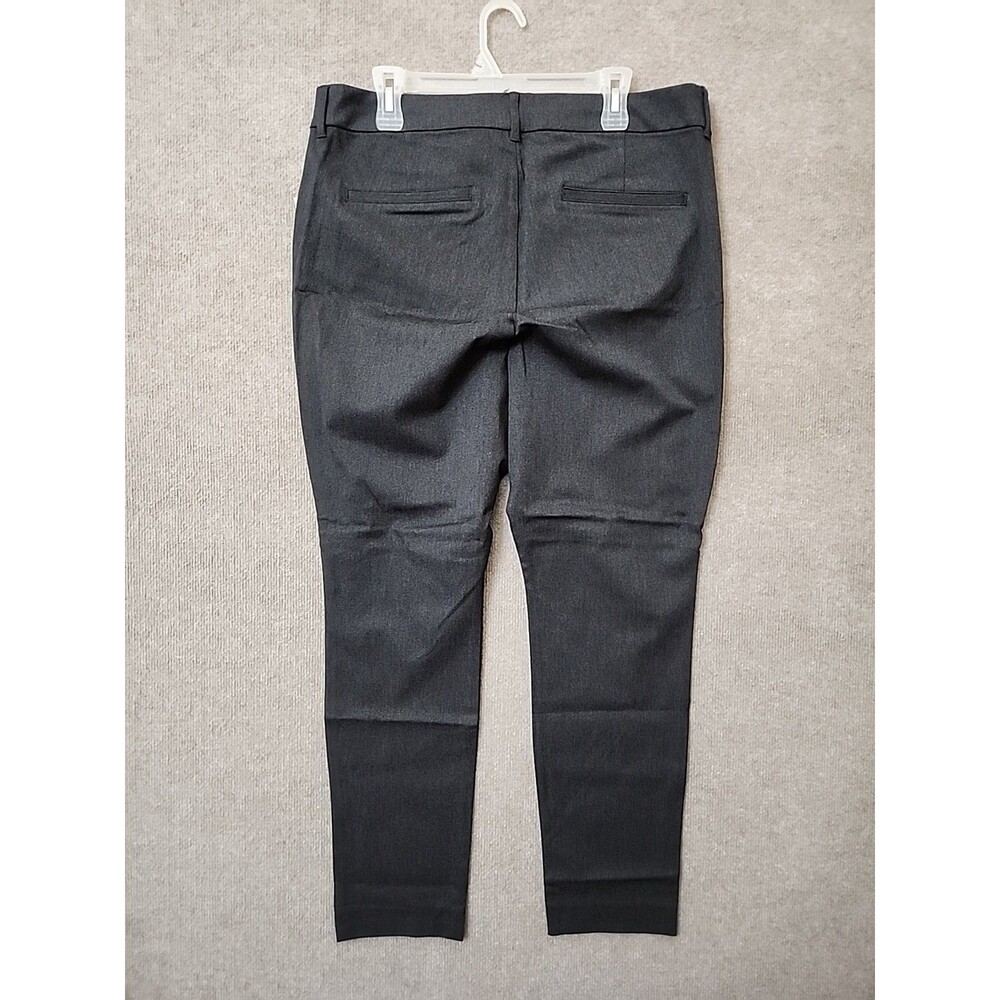 Old Navy Pixie Skinny Ankle Dress Pants Womens 16 Heather Gray Stretch NEW - Picture 6 of 10